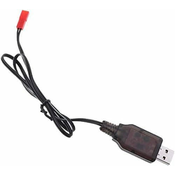 YUNIQUE GREEN-CLEAN USB polnilec 6V MH Ni-CD za baterije za daljinsko vodene igrače | JST 2P kabel | Zaščita pred preobremenitvijo in kratkim stikom | Primerno za dron, letalo, kvadrokopter