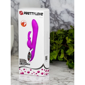PRETTY LOVE Vibrator sa dodatkom za klitoris Hot, 10 funkcija, Ljubicasti