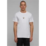 Mens T-shirt Herren Skull Bear - white