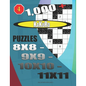 1000 + Kakuro puzzles 8x8 - 9x9 - 10x10 - 11x11