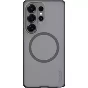 Nillkin Super Frosted PRO magnetni zadnji pokrov za Samsung Galaxy S26 Ultra prozoren črn