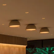 Vibia Duo 4874 LED stropna svetilka, krem - Dnevna soba/jedilnica - Sodobni - krema - Kovina