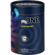 MyOne Maxi-Pack: Custom Fit, size 57G, 36 condoms