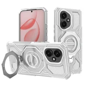 Hibridna maska Carbon Shield Pro za Honor 400 - white transparent
