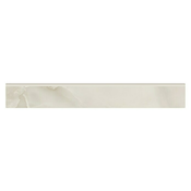 Rubna plocica Onyx Lux Ivory (8,3 x 60 cm, Bež, Sjaj)