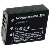 Baterija Panasonic TRX/ 1000 mAh/ CGA S007E/ DMW-BCD10/ CGR-S007/ DMWBCD10/ CGA-S007A/1B/ CGA-S007/1