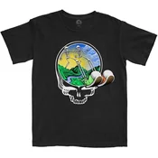 Grateful Dead Majica Skeles Stepping Unisex Black 2XL