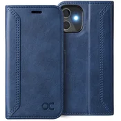 OCASE preklopna torbica za iPhone 12 Mini, temno modra