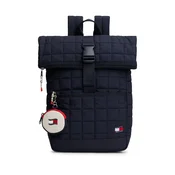 TOMMY HILFIGER Ruksak  mornarsko plava / tamno crvena / bijela
