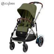 cybex gold® otroški voziček e-gazelle™ s moss green (taupe frame)