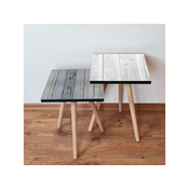Hanah Home Sklapajuci Stocic 2 Komada 2SHP449 - Sivo
