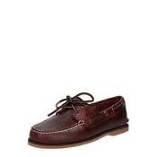 Timberland za moške. TB0250772141 Rjavi klasični čevlji za čoln (39.5 W), Usnje, Rjava, Ravna stran, Priložnostno