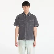 Srajca DIME Stonewash Button Up UNISEX Black Washed XL