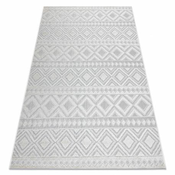 eoshop Preproga Strukturna SOLE D3851 Boho, diamanti - ploskovita vezava bež ( - Velikost: 180x270 cm)