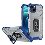Ovitek Crystal Ring Case Kickstand za iPhone 13 mini (modr)