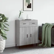 Vidaxl vidaXL Omarica, siv hrast sonoma, 69,5 x 34 x 90 cm, material na osnovi lesa
