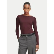 HUGO Bluza Dasiia 50545208 Bordo rdeča Slim Fit