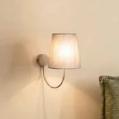 TK Lighting Stenska svetilka Candi, bež/pesek, lan, višina 34 cm, E27 - Dnevna soba/jedilnica - Sodobni - bež, peščena - Tkanine/tekstil