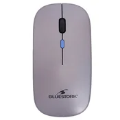 Bluestork bežicni miš - M-WL-OFF105 (Bluetooth, 2,4 G, 4 gumba, punjiv, 3200 DPI, opticki, crni)