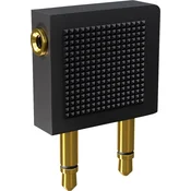 Oehlbach Oehlbach D1C35015 i-Jack AD-Flight klinker avdio Y-adapter [1x priključna doza za 3,5mm banana moški konektor - 2x 3,5mm banana moški konektor] črna, (20411368)