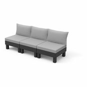 Siva plastična vrtna sofa Cantara – Keter