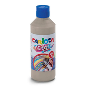 Carioca Akcijska ponudba: Kvalitetna 250 ml kovinska akrilna barva Carioca, srebrna.