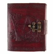 Pisanje notepad Pentagram Usnje Emboss Journal - D1021C4