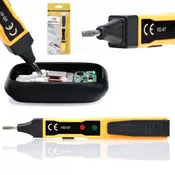 OEM Napetosti AC/DC tester – Oblika Svinčnika, Brezkontaktno Zaznavanje, 141x18,6x16 Mm, ABS | 2x Baterija