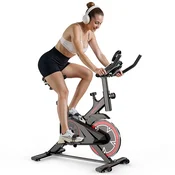ISCOOTER QK101 Kolesarjenje za notranje prostore - tih jermenski pogon <25 dB - nastavljiv sedež in krmilo - največja obremenitev 120 kg - LCD zaslon - domače sobno kolo
