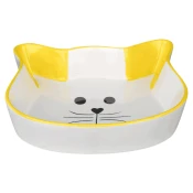 Trixie Keramicka posuda Cat Face - žuta