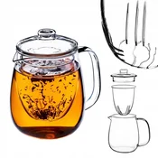 KADAX Stekleni vrč za čaj 600 ml z infuzerjem za zelišča