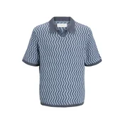 Jack & Jones Plus Pulover JORAIDEN  svetlo modra / temno siva