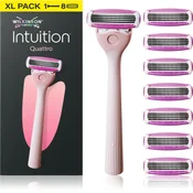 Wilkinson Sword Intuition Quattro brivnik + nadomestne britvice 5 kos