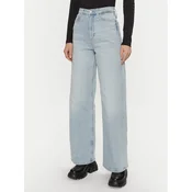 Calvin Klein Jeans hlače K20K208023 Modra Wide Leg