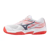 Otroška obutev za tenis Mizuno Break Shot 5 Jr. Clay White/Blue Granite/Calypso Cor EUR 38