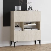 Hanah Home Komoda Krista 100x35x125cm Bež
