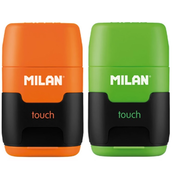 Šiljilo + gumica Milan - Touch Duo, asortiman