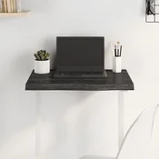 Stolna ploca tamnosiva 60x40x(2-4) cm obradena masivna hrast