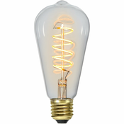 LED/sa žarnom niti žarulja s mogucnosti zatamnjivanja s toplim svjetlom E27, 4 W Spiral Filament – Star Trading