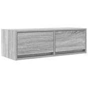Vidaxl TV omarica siva sonoma 80x31x25,5 cm inženirski les