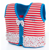 KONFIDENCE Plavalni jopič JACKET ORIGINAL, črta/rdeča, M