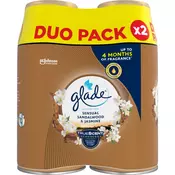GLADE Automatic Sensual Sandalwood & Jasmine automatski osvježivac zraka zamjensko punjenje DUO