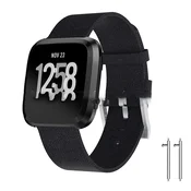 INF Pašček za uro za Fitbit Versa Lite/Versa/Versa 2 Black, (21579592)