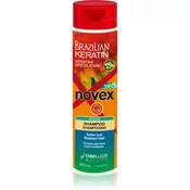 Novex Brazilian Keratin šampon za okrepitev las 300 ml