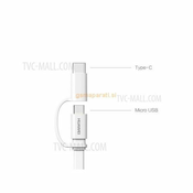 Huawei podatkovni kabel AP55S Type C / MicroUSB / (USB)