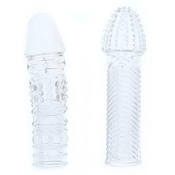 Menzstuff Set navlake za penis sa reljefom, 2 komada