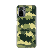 Silikonska maska za Xiaomi Redmi Note 10 4G/10s Army Print Skin maslina