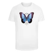 Mens T-shirt Become the Change Butterfly white