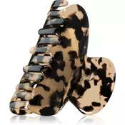 BrushArt Hair Claw clip sponka krokodilček za lase Tortoise shell light 1 kos