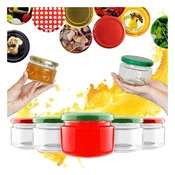 shumee 50x Kozarci tropin 265 ml Stekleni kozarci za konzerviranje, marmelado, med, marmelade 50 kosov.